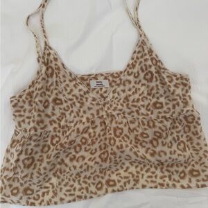 Little Moon Tan Leopard Camisole